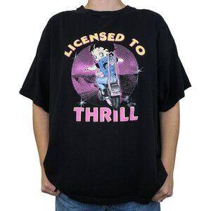 Vintage Y2K Betty Boop Biker Shirt